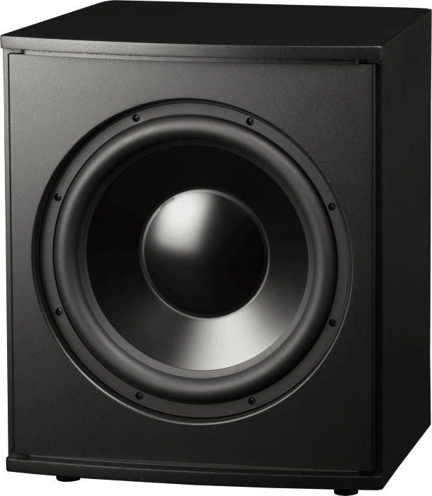 InRoom Gold Sub with RackAmp 700 DSP (4-ohm woofer enclosure painted finish)