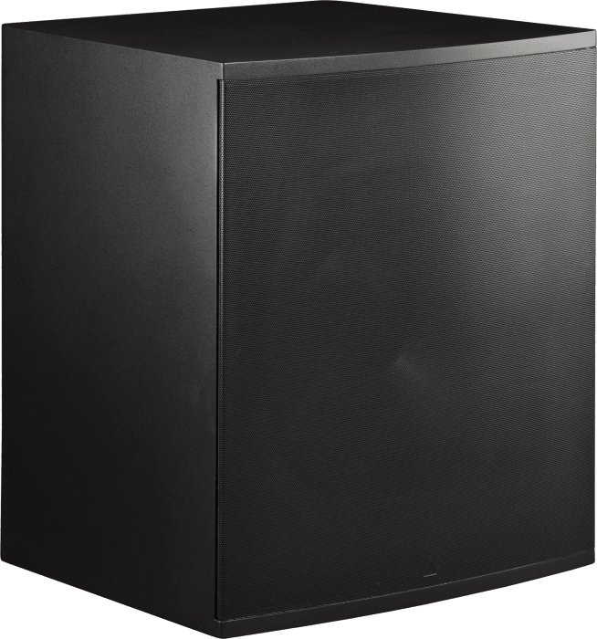 InRoom Platinum Sub with RackAmp 700 DSP (4-ohm woofer enclosure painted finish)