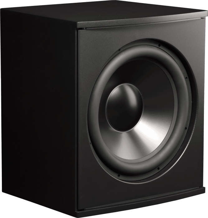 InRoom Platinum Sub with RackAmp 700 DSP (4-ohm woofer enclosure painted finish)