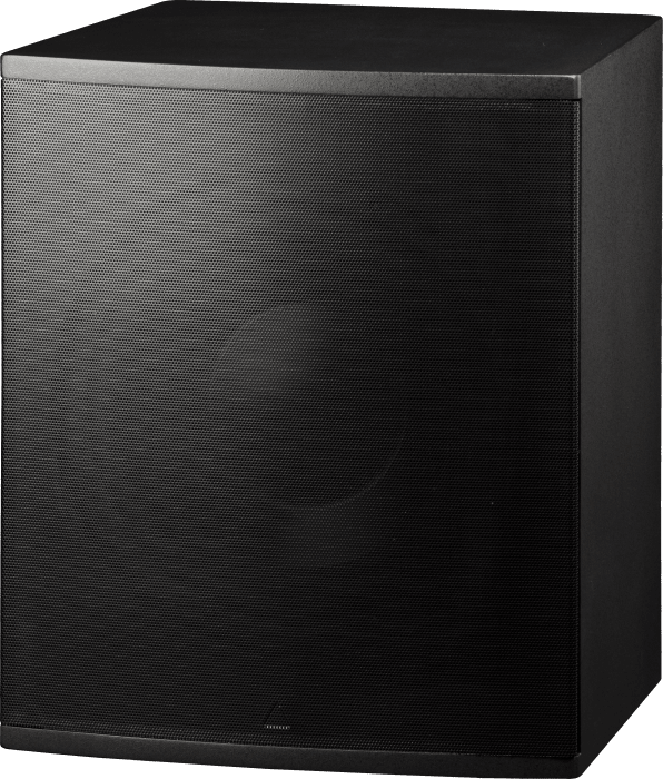 InRoom Silver Sub with RackAmp 700 DSP (4-ohm woofer enclosure painted finish)