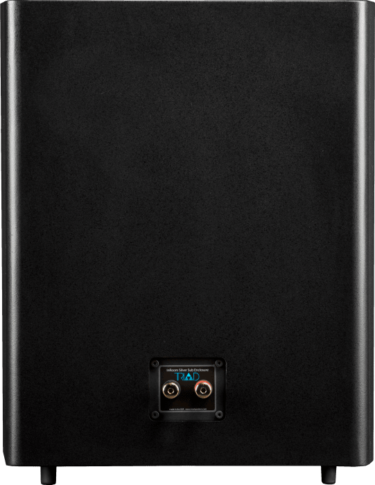 InRoom Silver Sub with RackAmp 700 DSP (4-ohm woofer enclosure painted finish)