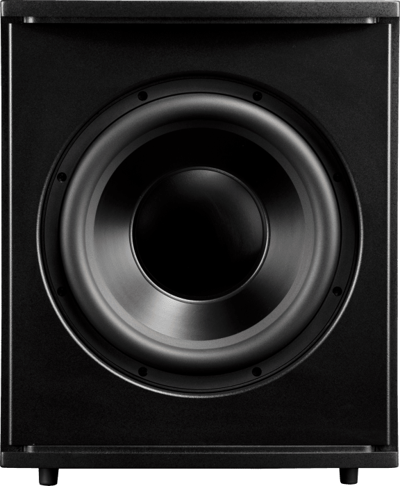 InRoom Silver Sub with RackAmp 700 DSP (4-ohm woofer enclosure painted finish)