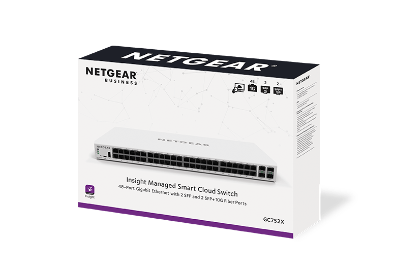 Insight Managed 48 - Port Gigabit Smart Cloud Switch with 2 SFP and 2 SFP+ Fiber Ports - LINKO SMART TECHNOLOGY LIMITED