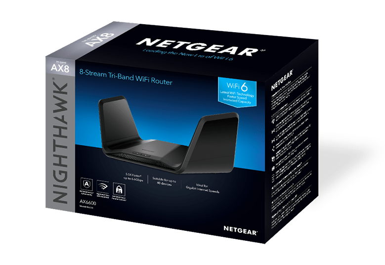 Nighthawk 8 - stream Tri - band AX6600 WiFi 6 Router - LINKO SMART TECHNOLOGY LIMITED