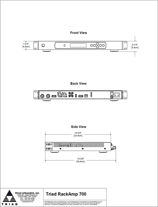 Standalone RackAmp 700 - LINKO SMART TECHNOLOGY LIMITED