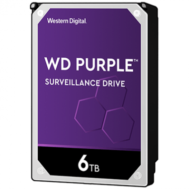 WD Purple Edition Surveillance HDD, 6Gbps, 64MB cache, 6TB - LINKO SMART TECHNOLOGY LIMITED