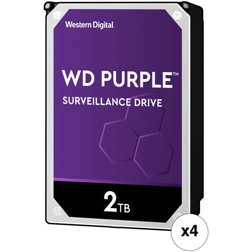 WD Purple Edition Surveillance HDD,  6Gbps, 64MB cache, 2TB