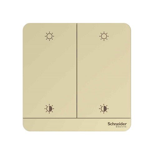 Wiser 智能兩位光暗掣 (白/金) - LINKO SMART TECHNOLOGY LIMITED