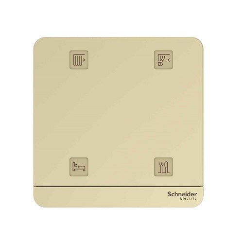 Wiser 智能四位移動場景開關掣 (白/金) - LINKO SMART TECHNOLOGY LIMITED