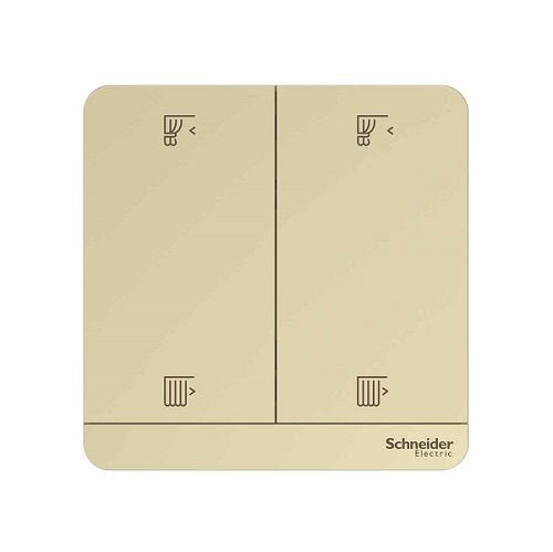 Wiser 智能兩位窗簾掣 (白/金) - LINKO SMART TECHNOLOGY LIMITED