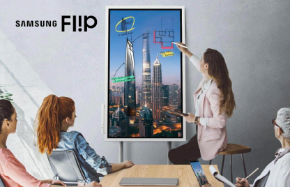 Samsung Flip Interactive Whiteboard Transforms the Modern Meeting