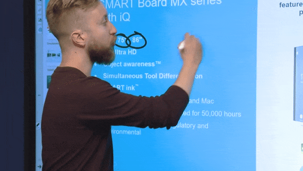SMART Board® MX series-object awareness2